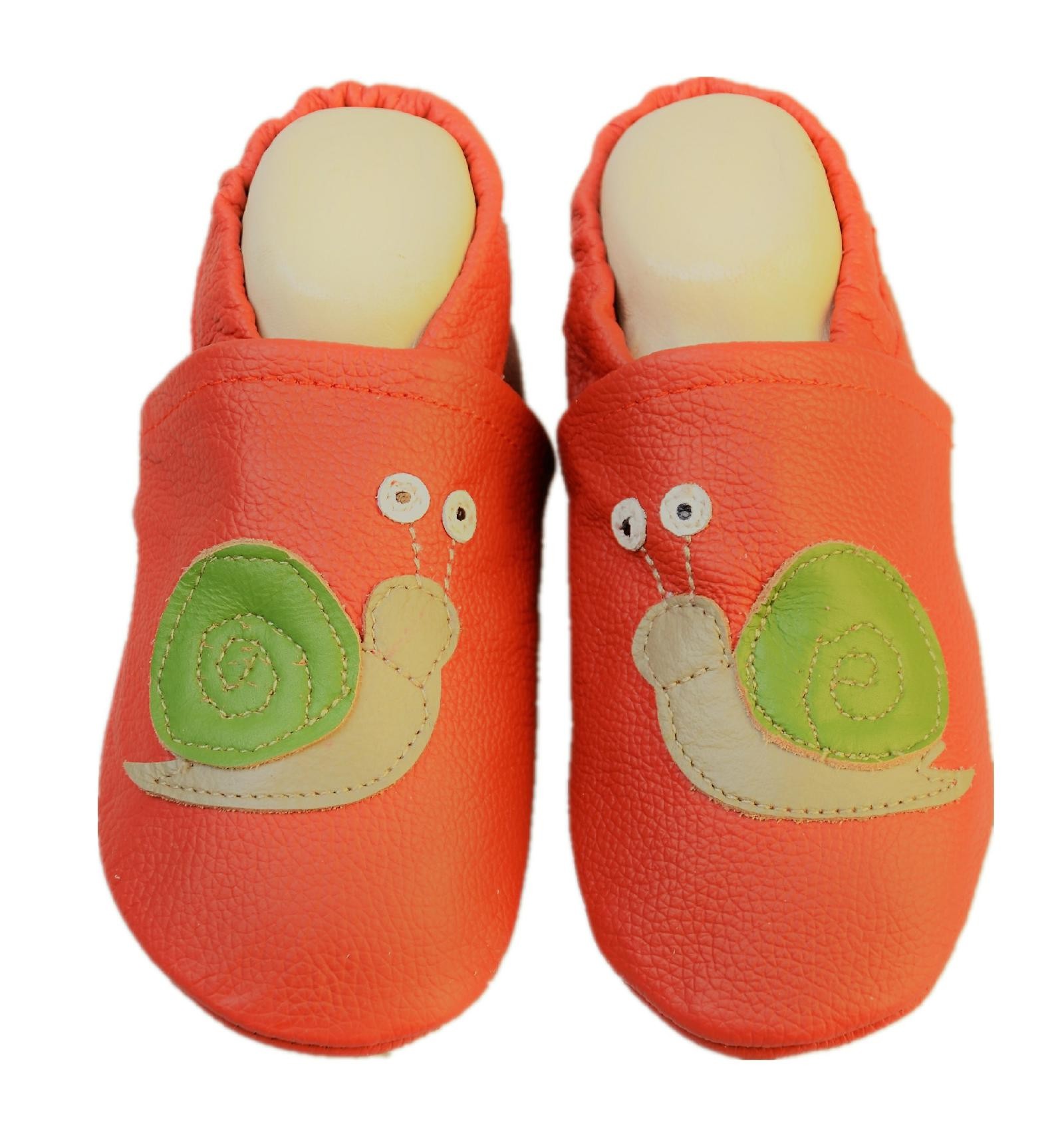 #687a Frosch Liya's Babyschuhe Hausschuhe Lederpuschen Krabbelschuhe 