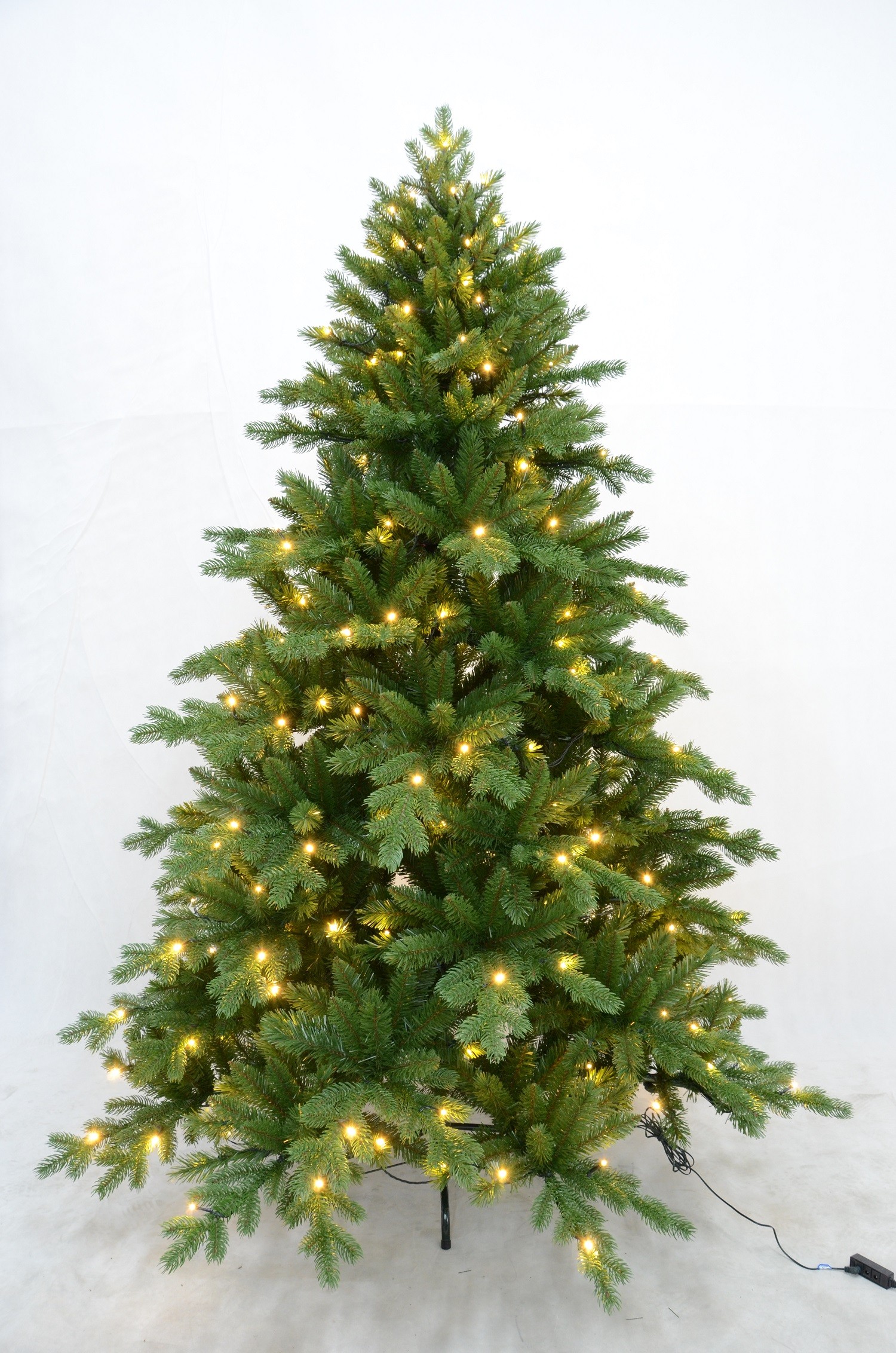 Künstlicher Weihnachtsbaum Tannenbaum PE PVC mit Beleuchtung LED-120cm